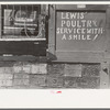 Peddler's licenses on poultry truck, market, San Antonio, Texas