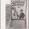 Sign on shoe shine parlor, San Antonio, Texas