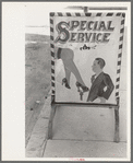 Sign on shoe shine parlor, San Antonio, Texas