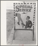 Sign on shoe shine parlor, San Antonio, Texas