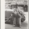 Mexican leather goods peddler, San Antonio, Texas