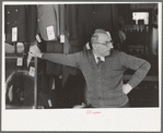 Proprietor of credit clothing store in Mexican district, San Antonio, Texas