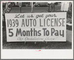 Auto license in Texas can be bought on the installment plan, San Antonio, Texas