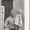 Cut-over farmer and daughter, near Northome, Minnesota