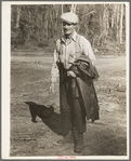 Lumberjack at camp near Effie, Minnesota