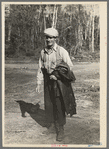 Lumberjack at camp near Effie, Minnesota