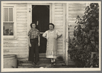 Wife and daughter of cut-over pioneer farmer near Little Fork [i.e. Littlefork], Minnesota