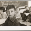 Pupil in rural school. Williams County, North Dakota