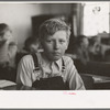 Pupil in rural school. Williams County, North Dakota