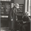 Two men talking in the Great Northern Hotel, Williston, North Dakota