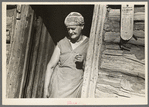 Mrs. O'Brien, wife of farmer. Southern Williams County, North Dakota