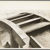 Detail of waterwheel. Gristmill on road to Skyline Drive, Virginia