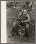 Child of white migrant worker near Harlingen, Texas