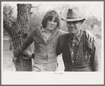 Migrant father and daughter near Harlingen, Texas