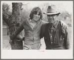 Migrant father and daughter near Harlingen, Texas