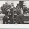 Oldtime residents of San Augustine County in town, San Augustine, Texas