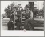 Oldtime residents of San Augustine County in town, San Augustine, Texas