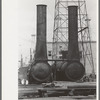 Steam boilers at oil well, Kilgore, Texas