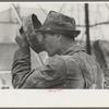 Oil field worker drinking water, Kilgore, Texas
