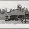 Barnyard of FSA (Farm Security Administration) client, Sabine Farms, Marshall, Texas