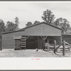 Barnyard of FSA (Farm Security Administration) client, Sabine Farms, Marshall, Texas
