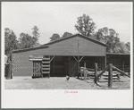 Barnyard of FSA (Farm Security Administration) client, Sabine Farms, Marshall, Texas