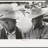 Farmers in town, Spur, Texas