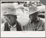 Farmers in town, Spur, Texas