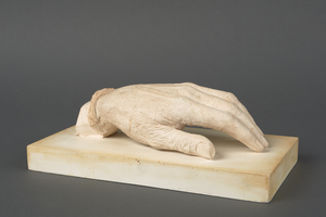 Cast of E. E. Cummings' hand