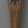 Green umbrella with a parrot-headed handle, like that carried by Mary Poppins