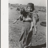 Mexican boy with goat, Crystal City, Texas