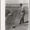 Irrigation worker near Eagle Pass, Texas