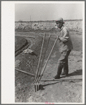 Irrigation worker near Eagle Pass, Texas