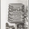 Symbol of cotton, Taylor, Texas