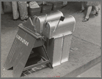 Rural mail boxes displayed for sale, San Augustine, Texas