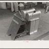 Rural mail boxes displayed for sale, San Augustine, Texas