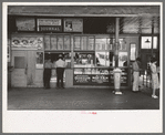 Tobacco and magazine stand at streetcar terminal, Oklahoma City, Oklahoma