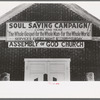 Sign on Assembly of God church, Pleasanton, New Mexico