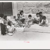 Tesuque pueblo, New Mexico. Indian children