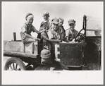 Farm children, Sheridan County, Kansas