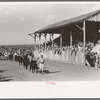 Parade of the champions by 4-H Club members at 4-H Club fair, Cimarron, Kansas