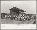 Local band at 4-H Club fair, Cimarron, Kansas