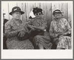 Women at 4-H Club fair, Cimarron, Kansas