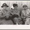 Women at 4-H Club fair, Cimarron, Kansas