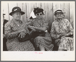 Women at 4-H Club fair, Cimarron, Kansas