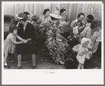 Women and children at 4-H Club fair, Cimarron, Kansas