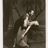 Warren Coleman (as Crown) and Anne Wiggins Brown (as Bess) in the stage production Porgy and Bess
