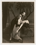 Warren Coleman (as Crown) and Anne Wiggins Brown (as Bess) in the stage production Porgy and Bess