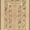 Souvenir programme for the benefit of New York's poor