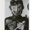 Hubert Fichte in leather mask
